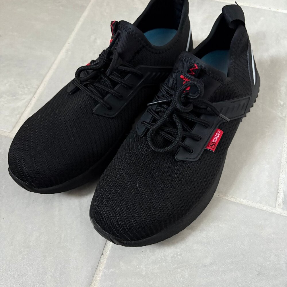 suadex black steel-toe shoes